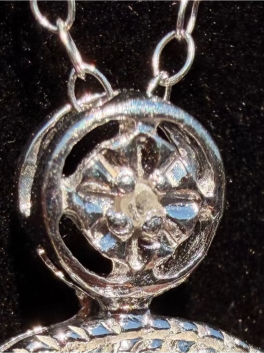 Sterling Silver Sky Blue Topaz & Diamond Necklace Earring Set NWT